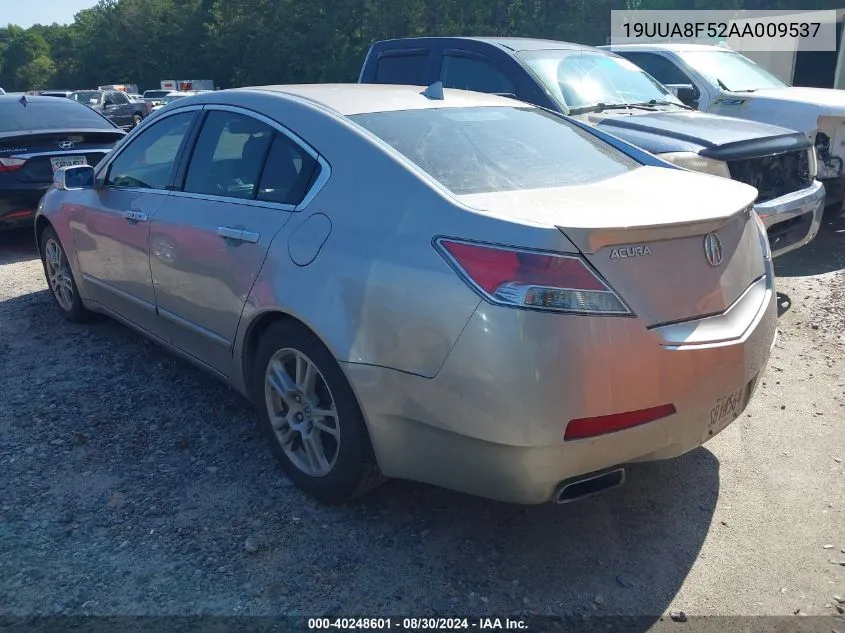 2010 Acura Tl 3.5 VIN: 19UUA8F52AA009537 Lot: 40248601