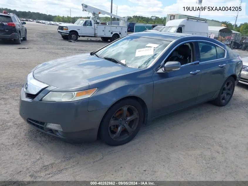 2010 Acura Tl 3.7 VIN: 19UUA9F5XAA004205 Lot: 40252862