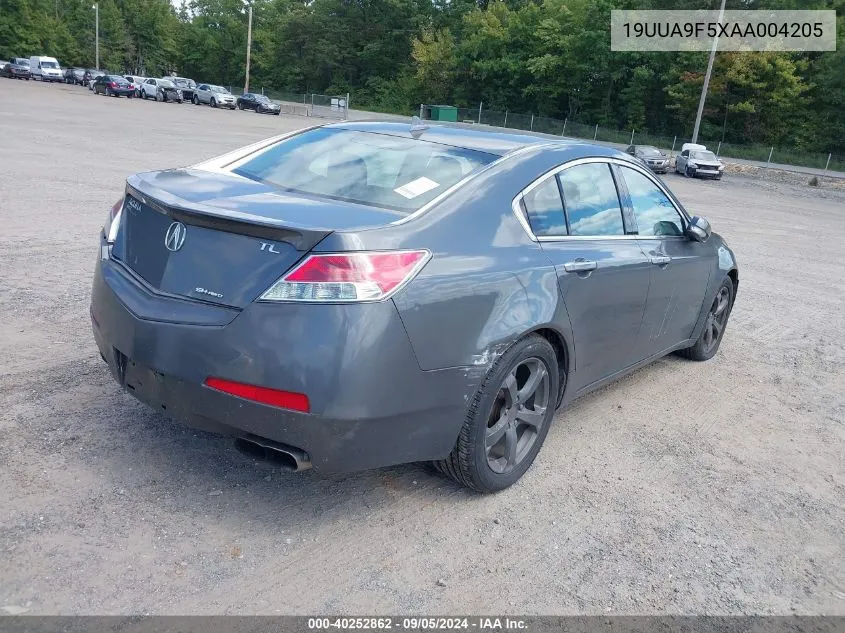 2010 Acura Tl 3.7 VIN: 19UUA9F5XAA004205 Lot: 40252862