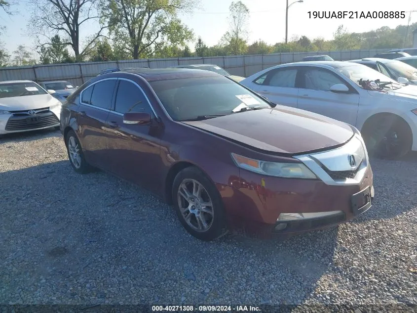 19UUA8F21AA008885 2010 Acura Tl 3.5