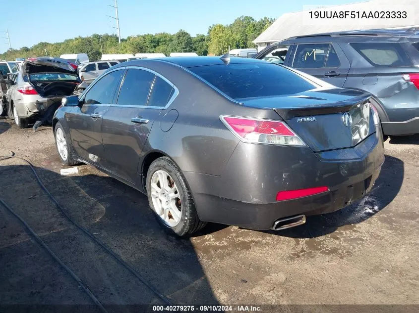 2010 Acura Tl 3.5 VIN: 19UUA8F51AA023333 Lot: 40279275