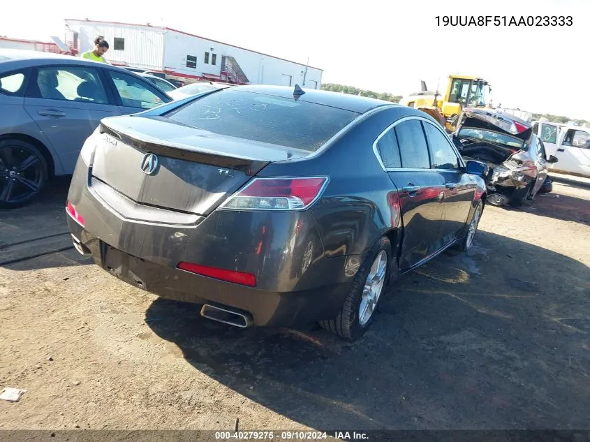 2010 Acura Tl 3.5 VIN: 19UUA8F51AA023333 Lot: 40279275