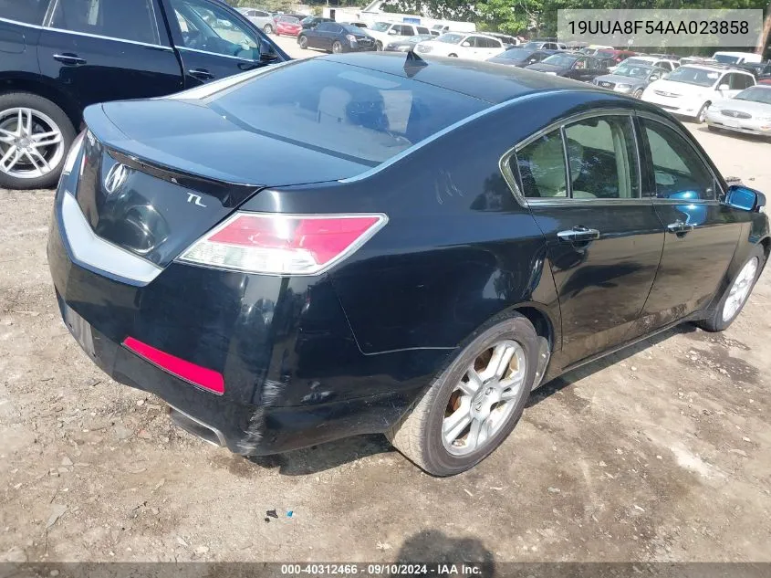 2010 Acura Tl 3.5 VIN: 19UUA8F54AA023858 Lot: 40312466