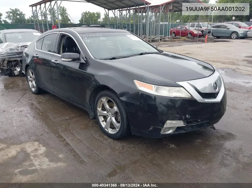 2010 Acura Tl 3.7 VIN: 19UUA9F50AA001202 Lot: 40341368