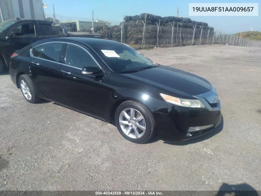 2010 Acura Tl 3.5 VIN: 19UUA8F51AA009657 Lot: 40342559