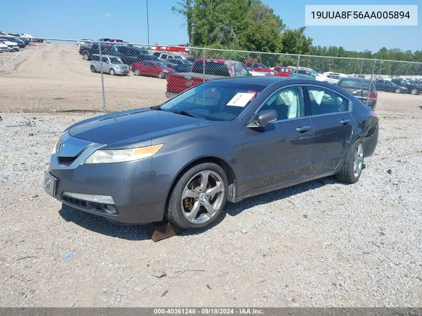 2010 Acura Tl 3.5 VIN: 19UUA8F56AA005894 Lot: 40361248