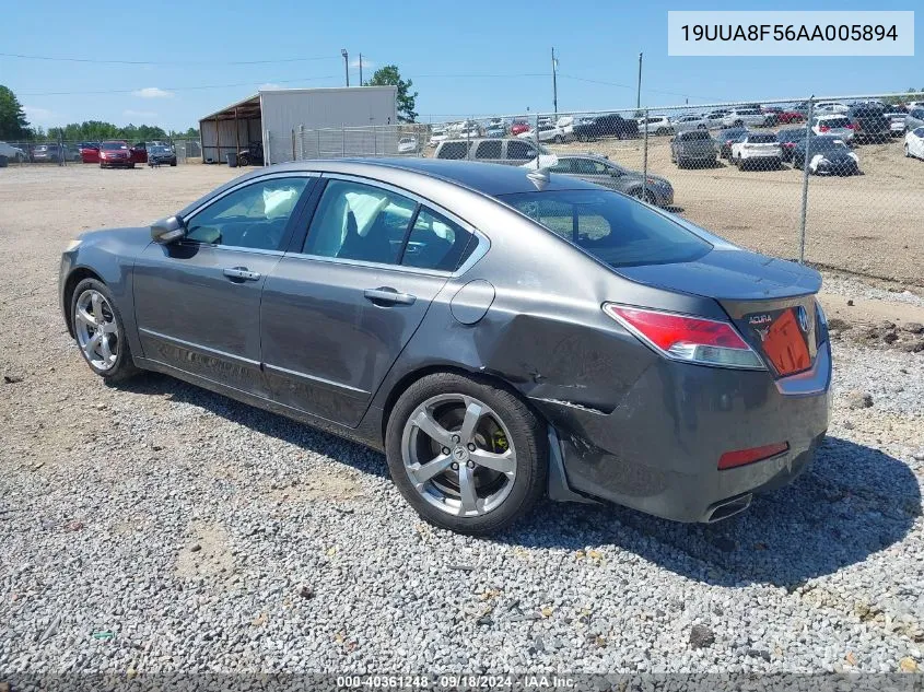 2010 Acura Tl 3.5 VIN: 19UUA8F56AA005894 Lot: 40361248