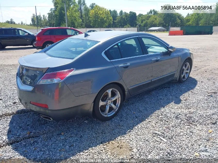 2010 Acura Tl 3.5 VIN: 19UUA8F56AA005894 Lot: 40361248