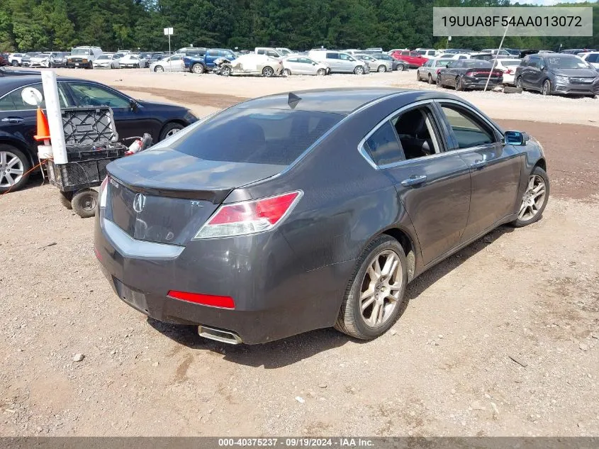 2010 Acura Tl 3.5 VIN: 19UUA8F54AA013072 Lot: 40375237