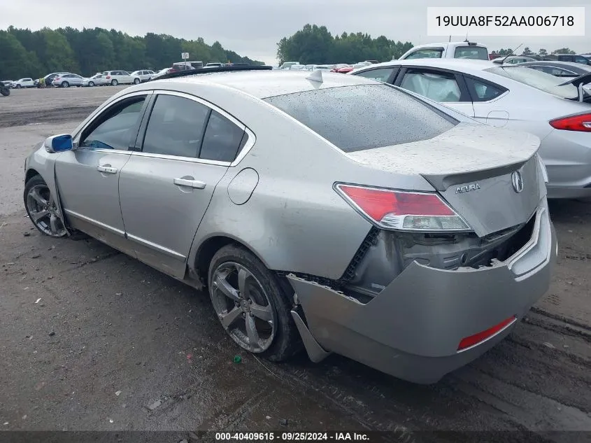 2010 Acura Tl 3.5 VIN: 19UUA8F52AA006718 Lot: 40409615