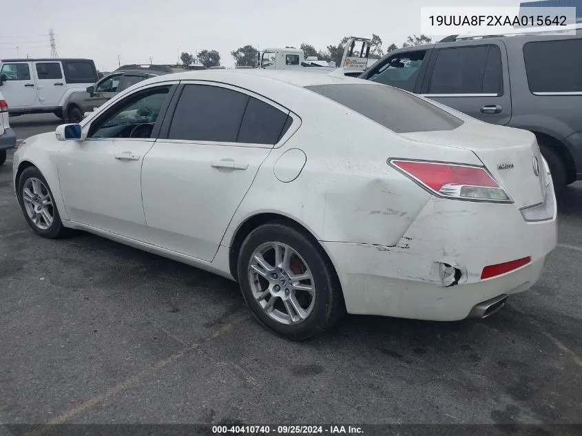 2010 Acura Tl 3.5 VIN: 19UUA8F2XAA015642 Lot: 40410740