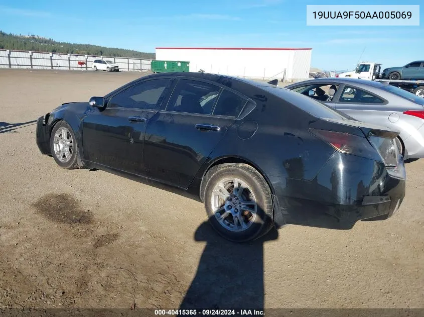 2010 Acura Tl 3.7 VIN: 19UUA9F50AA005069 Lot: 40415365