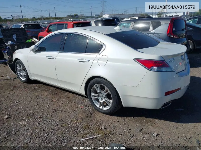 2010 Acura Tl 3.5 VIN: 19UUA8F54AA015579 Lot: 40498337