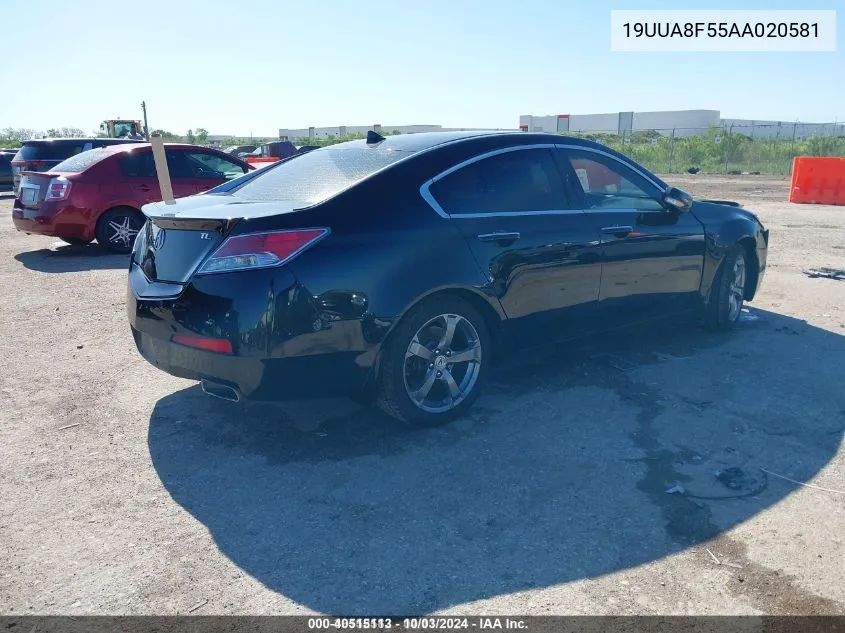 2010 Acura Tl 3.5 VIN: 19UUA8F55AA020581 Lot: 40515113