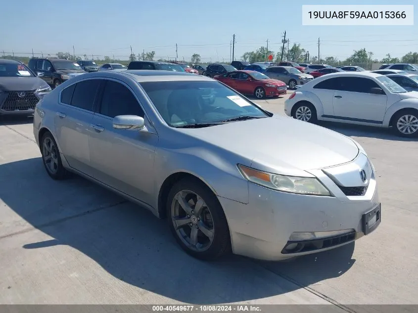 2010 Acura Tl 3.5 VIN: 19UUA8F59AA015366 Lot: 40549677