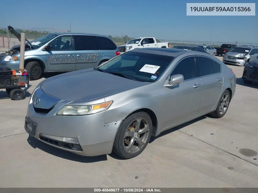 2010 Acura Tl 3.5 VIN: 19UUA8F59AA015366 Lot: 40549677