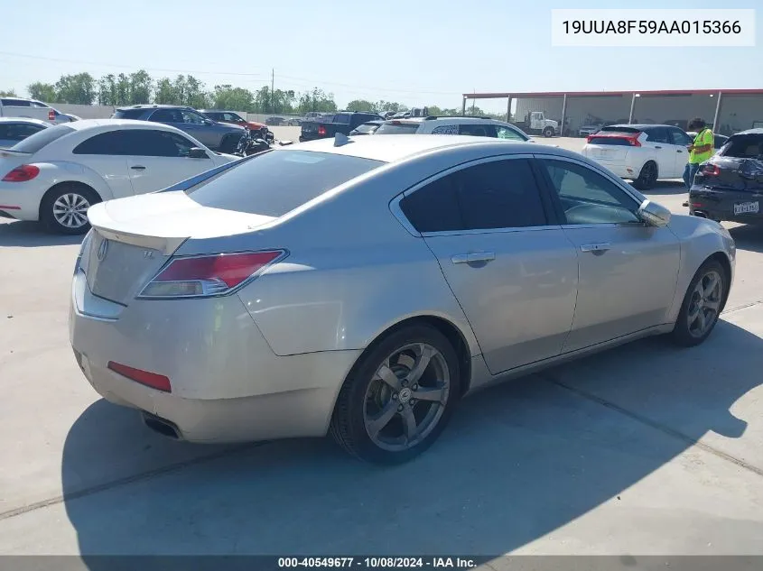 2010 Acura Tl 3.5 VIN: 19UUA8F59AA015366 Lot: 40549677