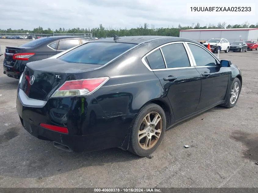 2010 Acura Tl 3.5 VIN: 19UUA8F2XAA025233 Lot: 40608378