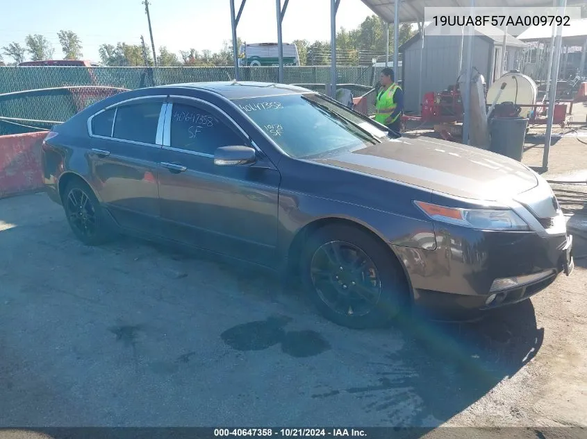 2010 Acura Tl 3.5 VIN: 19UUA8F57AA009792 Lot: 40647358