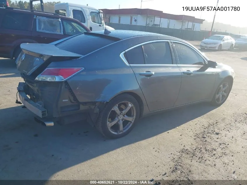 2010 Acura Tl 3.7 VIN: 19UUA9F57AA001780 Lot: 40652621