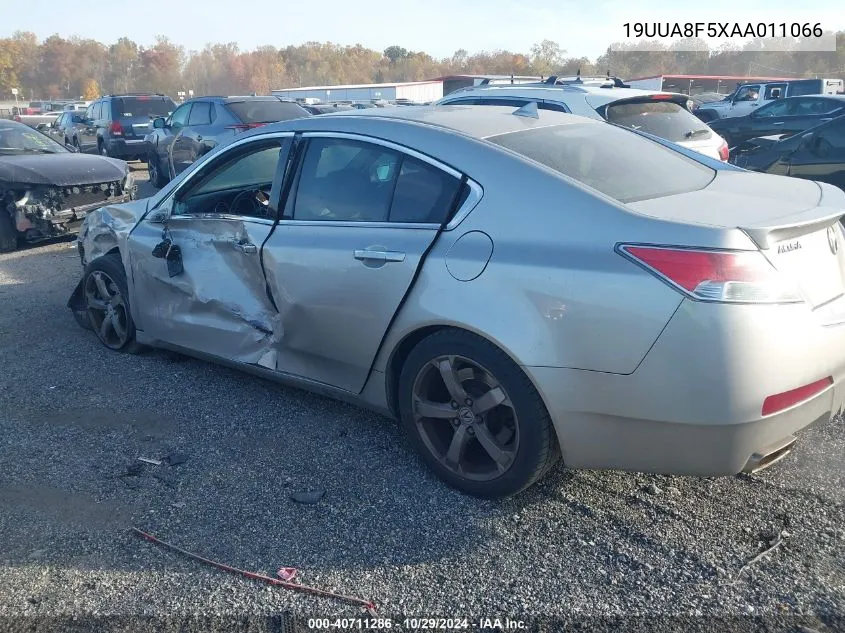 2010 Acura Tl 3.5 VIN: 19UUA8F5XAA011066 Lot: 40711286