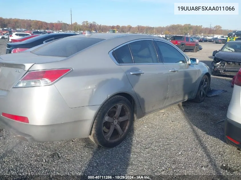 2010 Acura Tl 3.5 VIN: 19UUA8F5XAA011066 Lot: 40711286