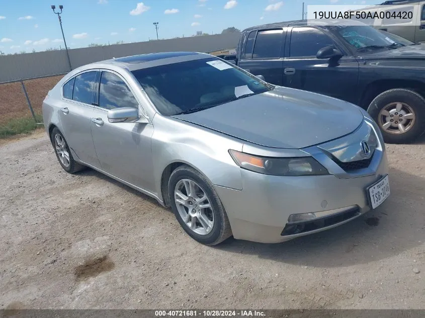 2010 Acura Tl 3.5 VIN: 19UUA8F50AA004420 Lot: 40721681