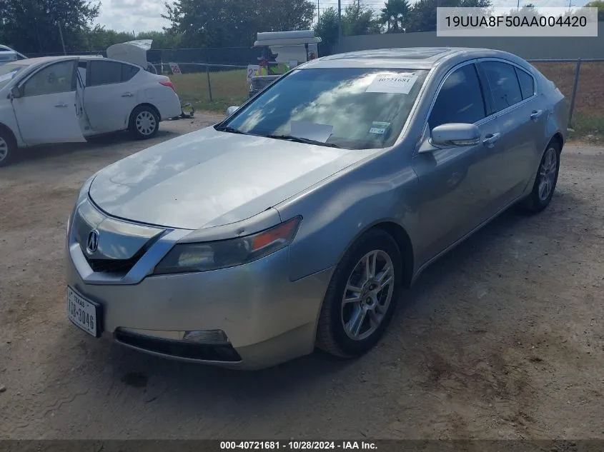 2010 Acura Tl 3.5 VIN: 19UUA8F50AA004420 Lot: 40721681