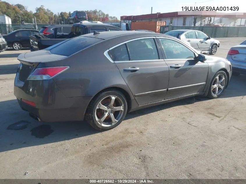 2010 Acura Tl 3.7 VIN: 19UUA9F59AA001439 Lot: 40726582