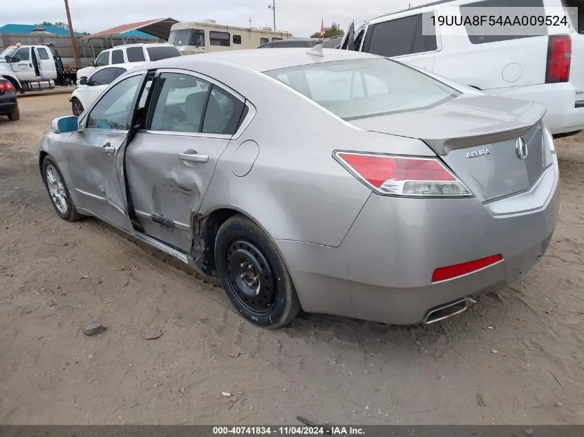 2010 Acura Tl VIN: 19UUA8F54AA009524 Lot: 40741834