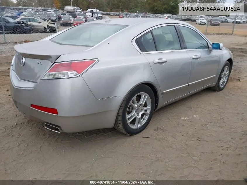 2010 Acura Tl VIN: 19UUA8F54AA009524 Lot: 40741834