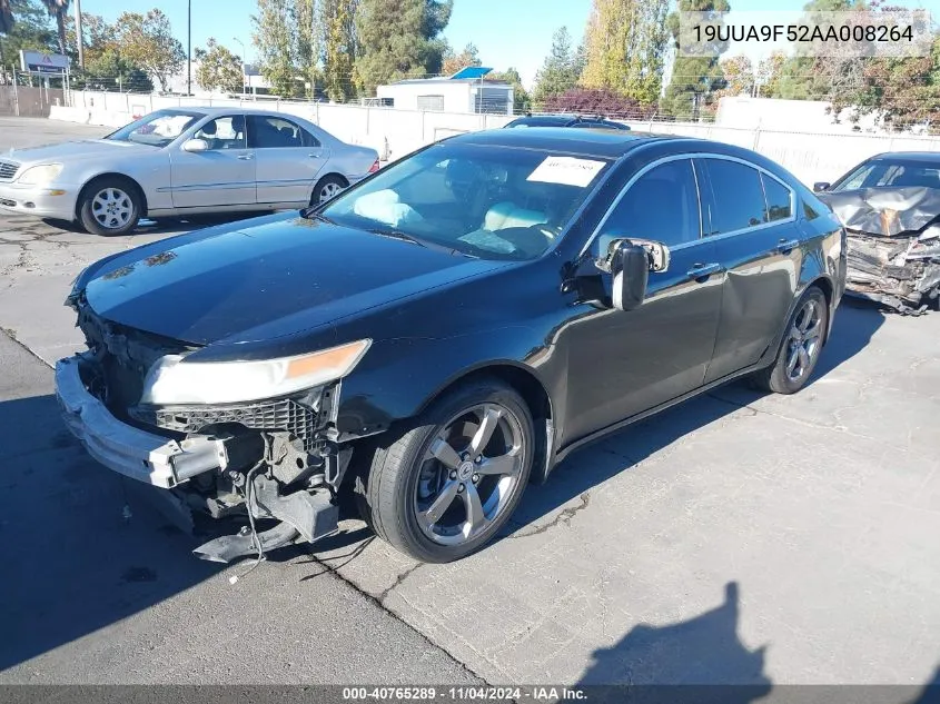 2010 Acura Tl 3.7 VIN: 19UUA9F52AA008264 Lot: 40765289