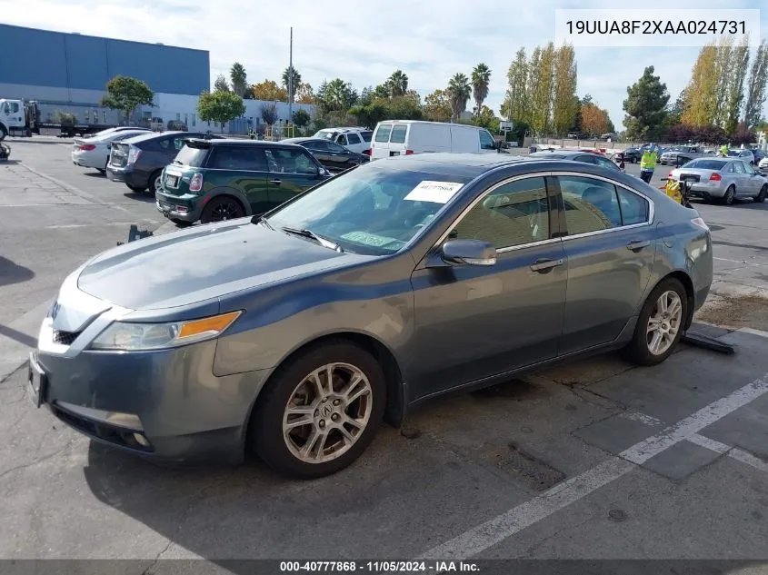 2010 Acura Tl 3.5 VIN: 19UUA8F2XAA024731 Lot: 40777868