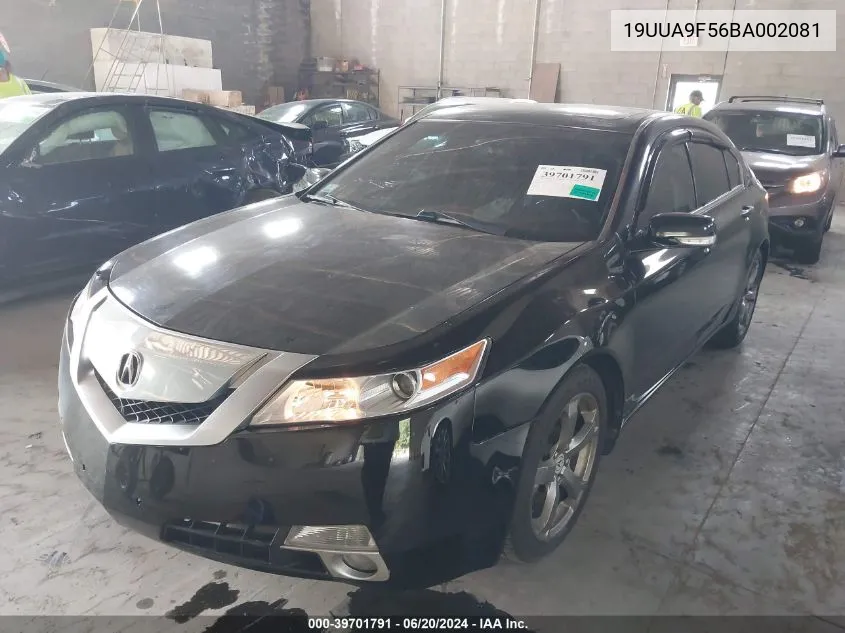 19UUA9F56BA002081 2011 Acura Tl 3.7