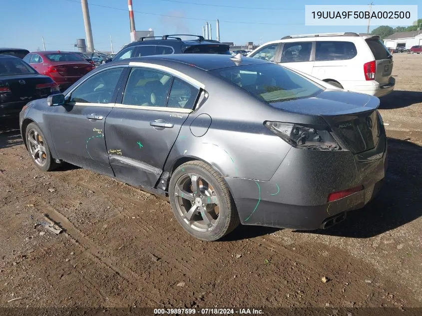 19UUA9F50BA002500 2011 Acura Tl 3.7