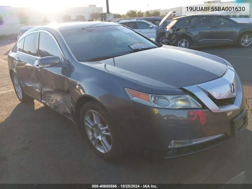 2011 Acura Tl 3.5 VIN: 19UUA8F55BA001630 Lot: 40650866