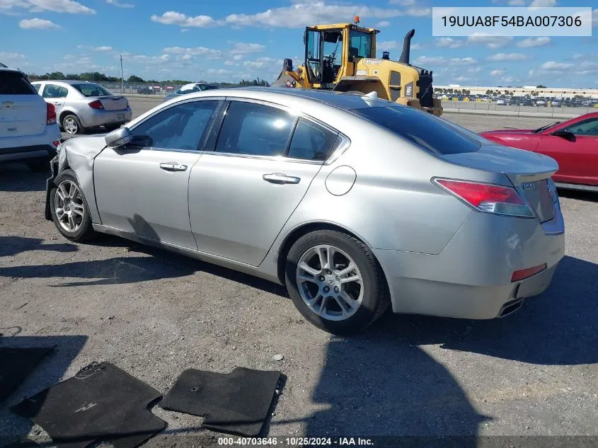 2011 Acura Tl VIN: 19UUA8F54BA007306 Lot: 40703646