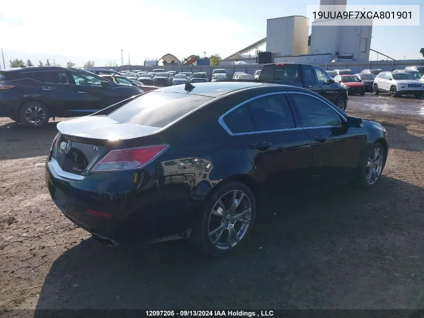 19UUA9F7XCA801901 2012 Acura Tl