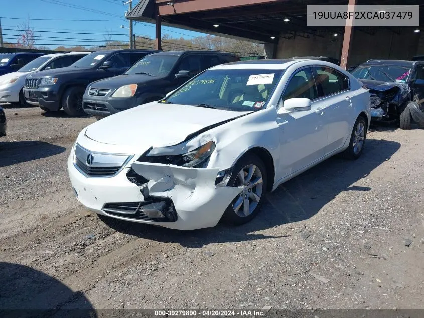 2012 Acura Tl 3.5 VIN: 19UUA8F2XCA037479 Lot: 39279890