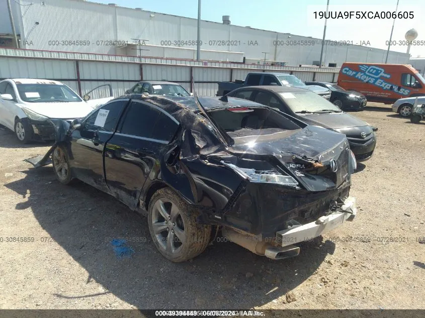 19UUA9F5XCA006605 2012 Acura Tl 3.7