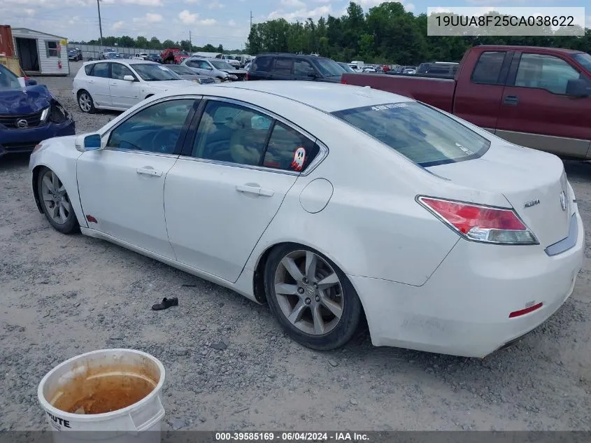 19UUA8F25CA038622 2012 Acura Tl 3.5