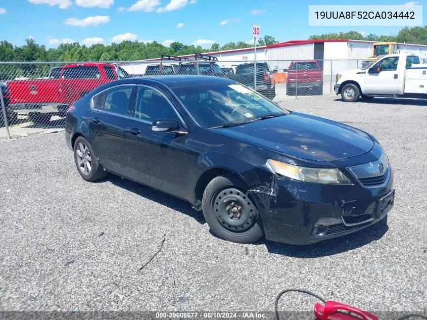 19UUA8F52CA034442 2012 Acura Tl 3.5