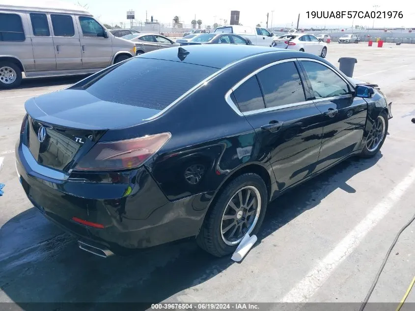 2012 Acura Tl 3.5 VIN: 19UUA8F57CA021976 Lot: 39676504