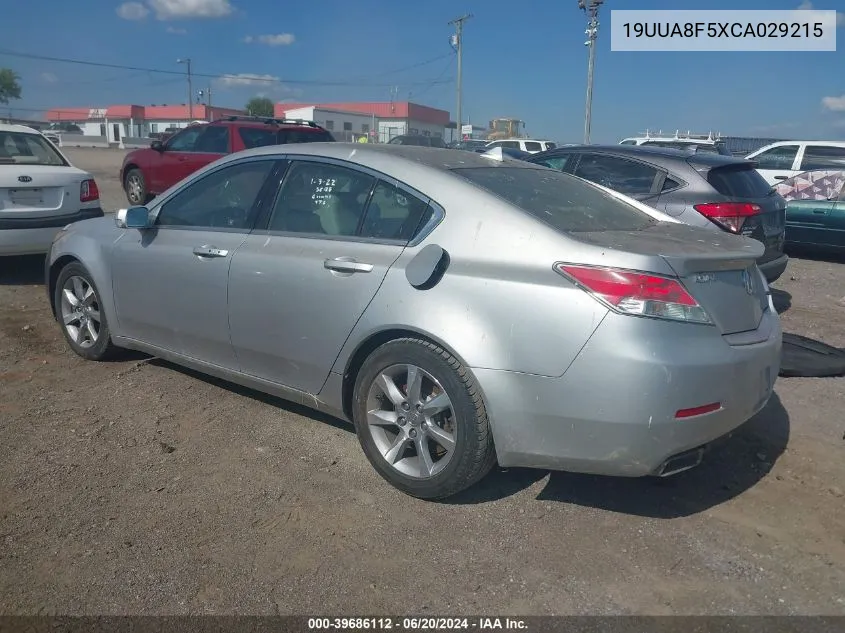 19UUA8F5XCA029215 2012 Acura Tl 3.5