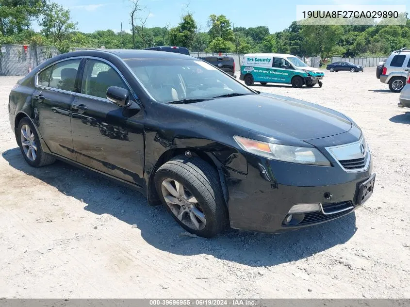 19UUA8F27CA029890 2012 Acura Tl 3.5