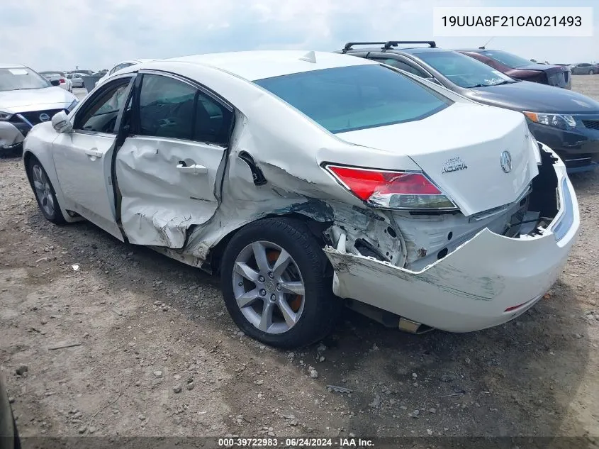 2012 Acura Tl 3.5 VIN: 19UUA8F21CA021493 Lot: 39722983