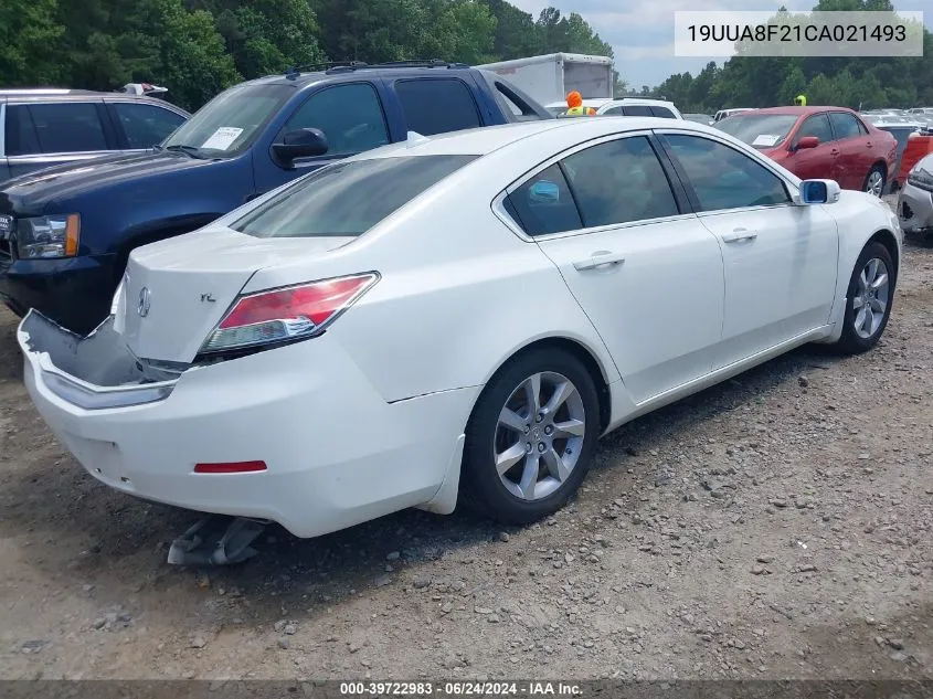 2012 Acura Tl 3.5 VIN: 19UUA8F21CA021493 Lot: 39722983