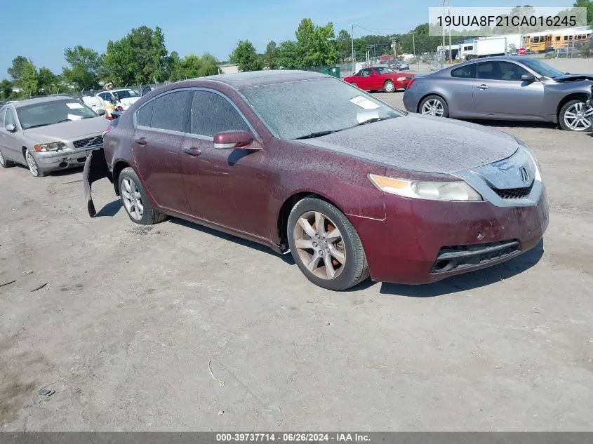 19UUA8F21CA016245 2012 Acura Tl Auto