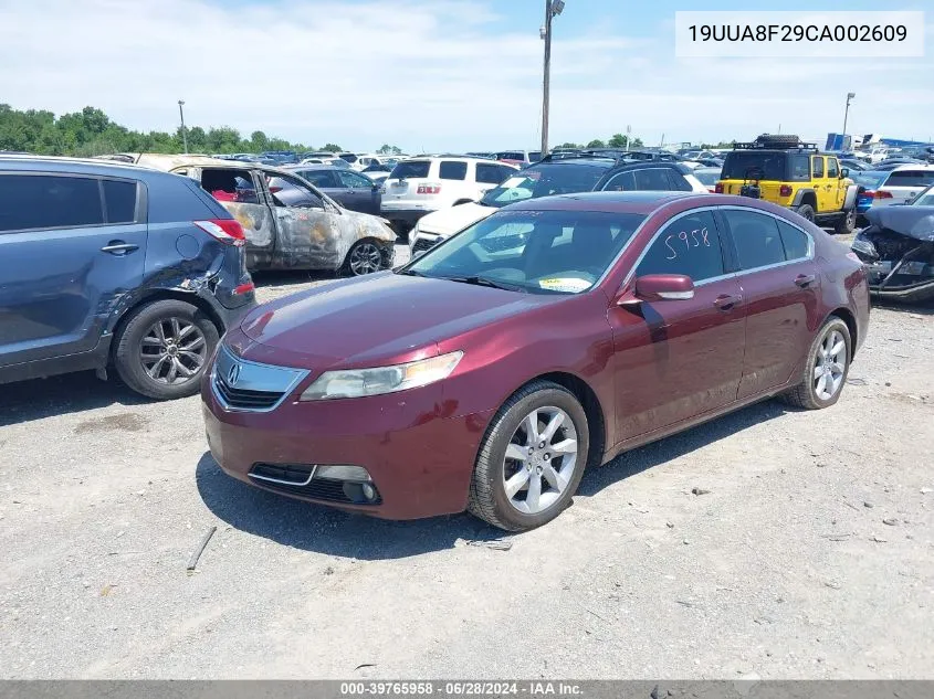 19UUA8F29CA002609 2012 Acura Tl 3.5