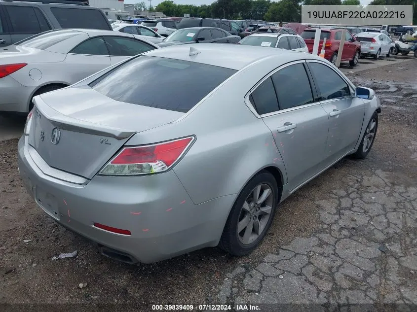 19UUA8F22CA022216 2012 Acura Tl 3.5